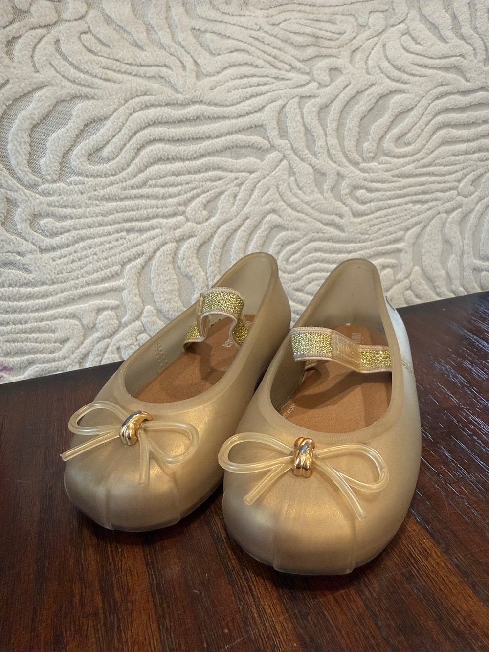 Mini Melissa Kids Ballet Flats with Bow